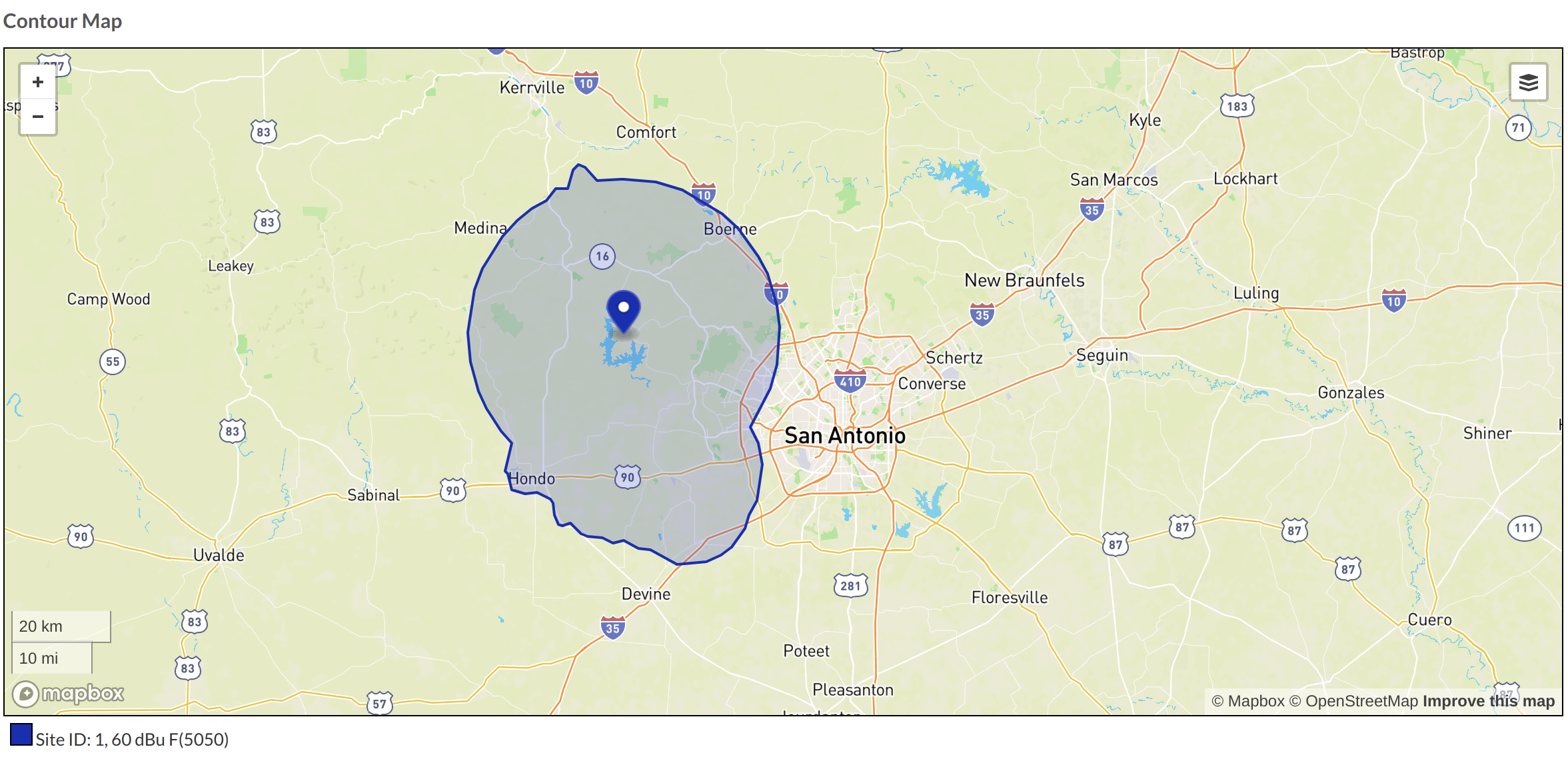 KTXF Coverage Map KTXF Coverage Map